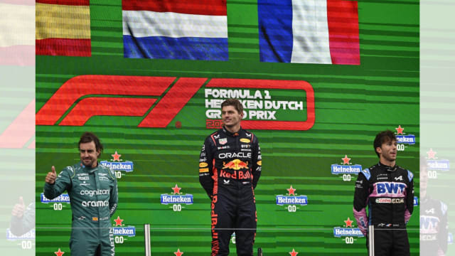 F1荷兰大奖赛：红牛维斯塔潘连续九个分站夺冠
