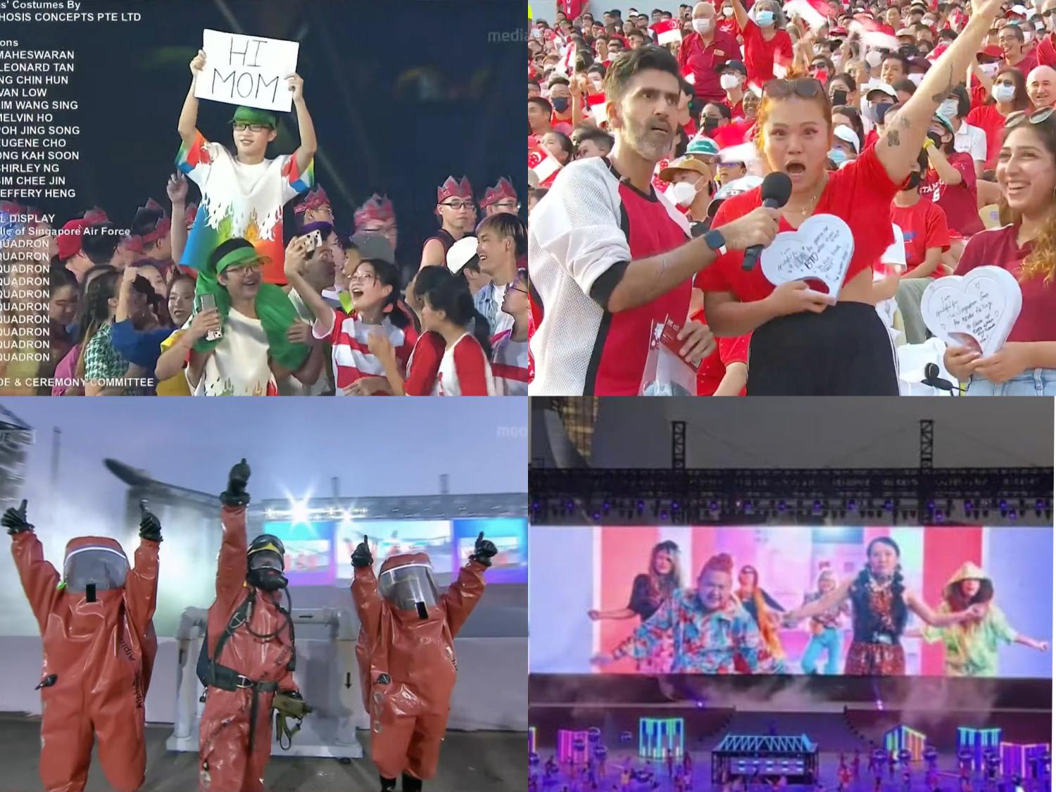 The lighthearted scenes that added colour to the National Day Parade 2022 were the talk of the town. The lighthearted scenes that added colour to the National Day Parade 2022 were the talk of the town.