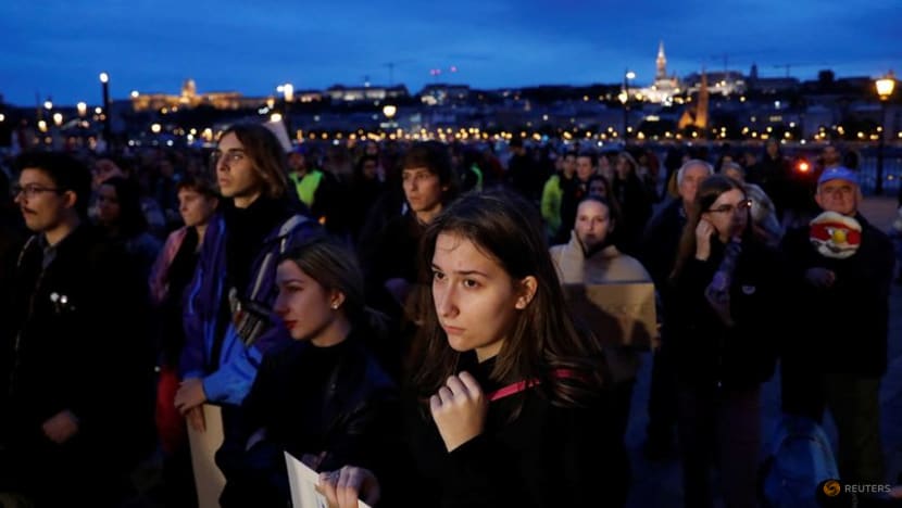 Hungarians protest change in abortion rules Hungarians protest change in abortion rules