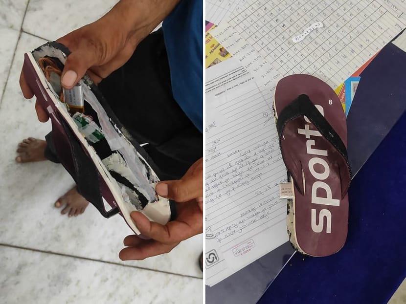 Investigations revealed that at least 25 students had bought these flip-flops from a gang for 600,000 rupees (S$11,000) per pair.