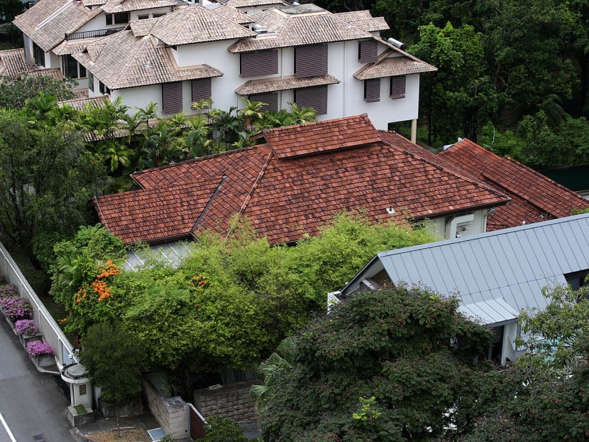 The home of former Prime Minister Lee Kuan Yew at 38 Oxley Road. TODAY file photo
