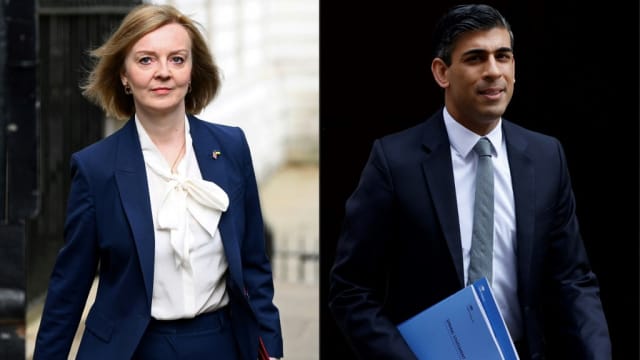 英保守党党魁选举第五轮投票 苏纳克和特拉斯出线