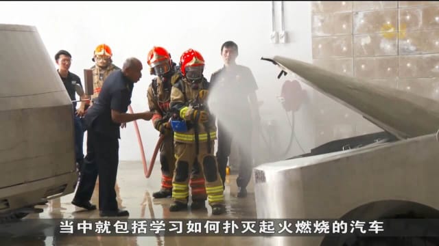 民防学院增新训练设施 让消防员有效应对不同环境救援行动