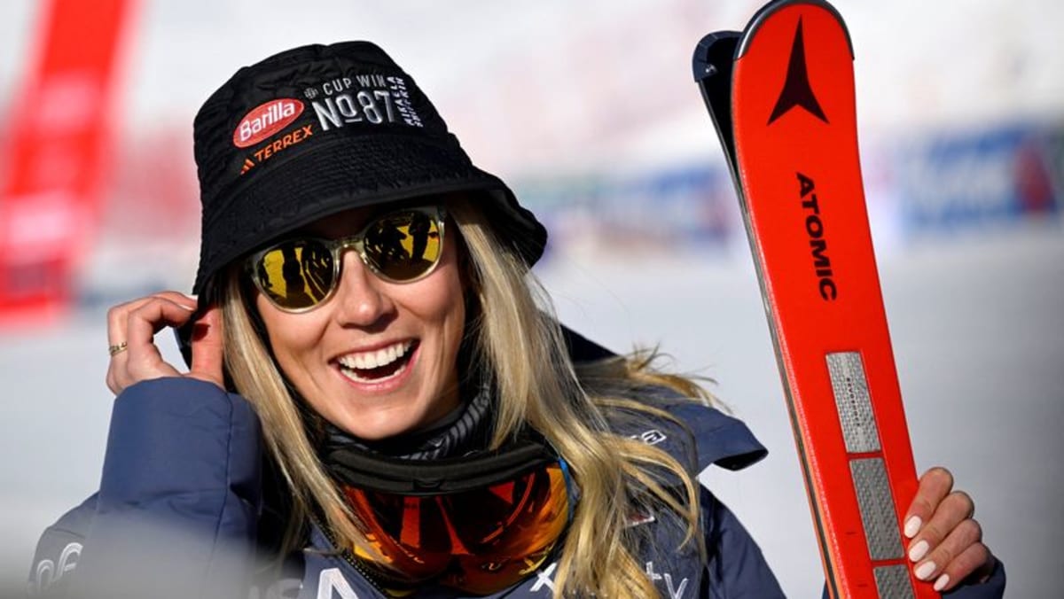 Ski Alpen Shiffrin melewati Stenmark untuk menjadi rekor pemenang Piala Dunia