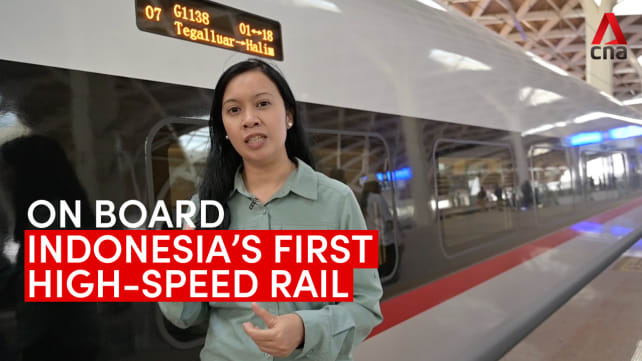 What it’s like on board Indonesia’s first high-speed rail from Jakarta to Bandung | Video