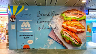 Mos Burger S'pore Opening Express Outlet With Croissant Sandwiches