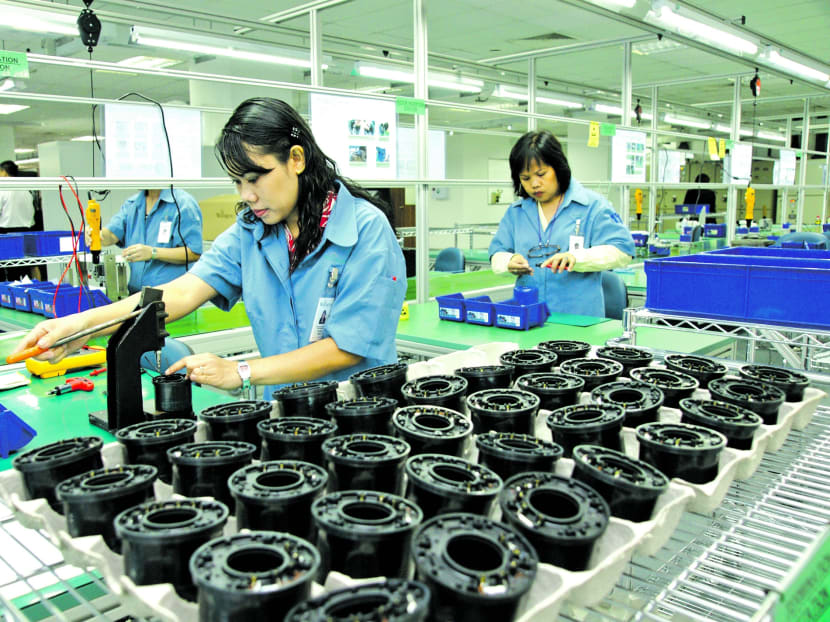 A manufacturing and logistics facility in Singapore. TODAY file photo