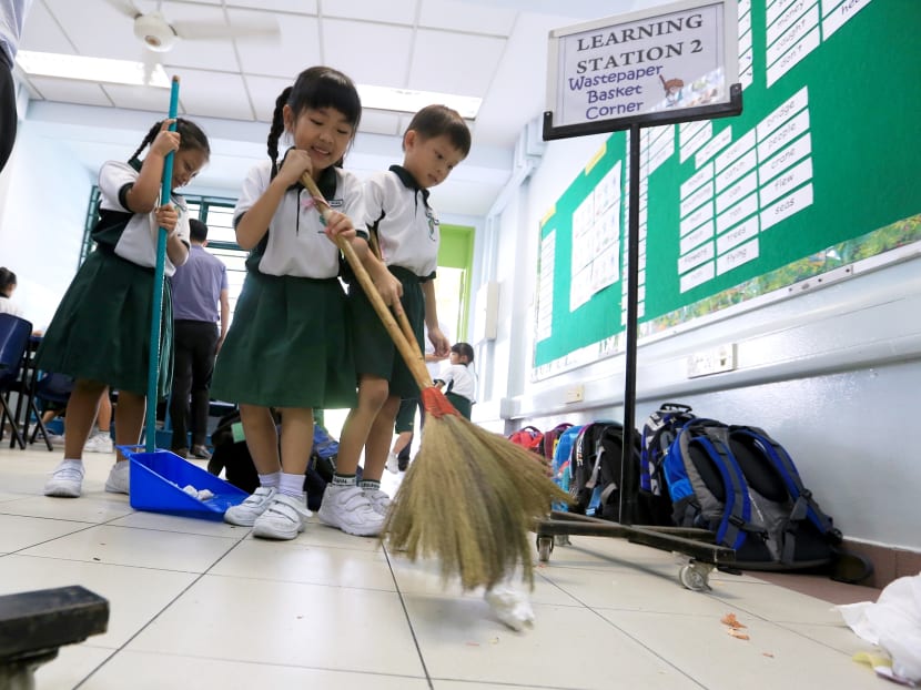 Daily school cleaning for students ‘a good lesson in social responsibility’