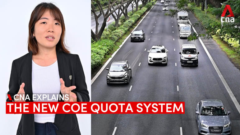 CNA Explains: Singapore's new COE quota system | Video