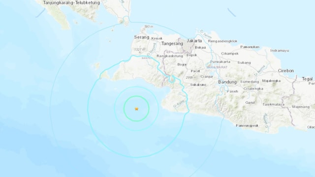 印尼爪哇岛发生5.7级地震