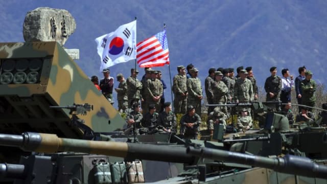 美韩展开五年来首次联合军演