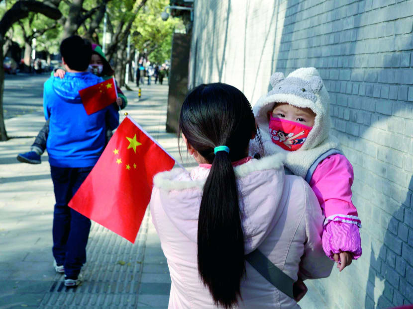 Some 15 million to 20 million Chinese parents will be allowed to have a second baby after the Chinese government announced in Nov last year that couples where one partner has no siblings can have two children, in the first significant easing of the country’s strict one-child policy in nearly three decades. Photo: AP
