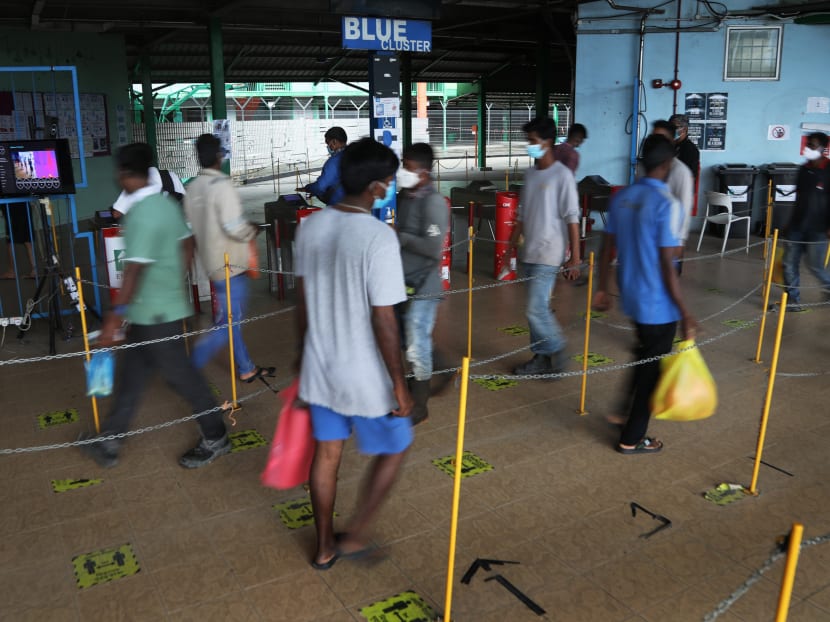 Previously, workers living in entire blocks or sections within blocks would have been quarantined as a precautionary measure. Previously, workers living in entire blocks or sections within blocks would have been quarantined as a precautionary measure.