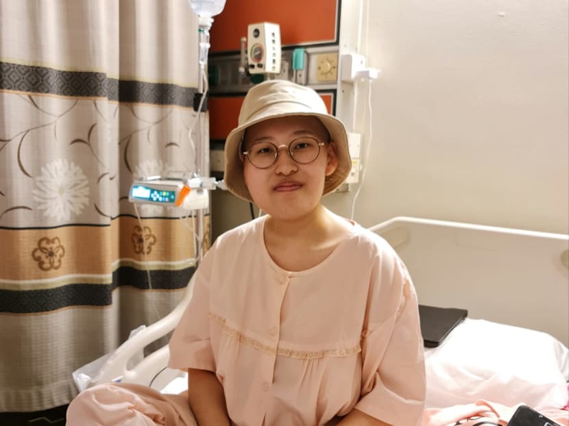 Ms Valerie Goh was diagnosed in early October with a rare form of facial bone cancer, a tumour located close to her brain and right eye.