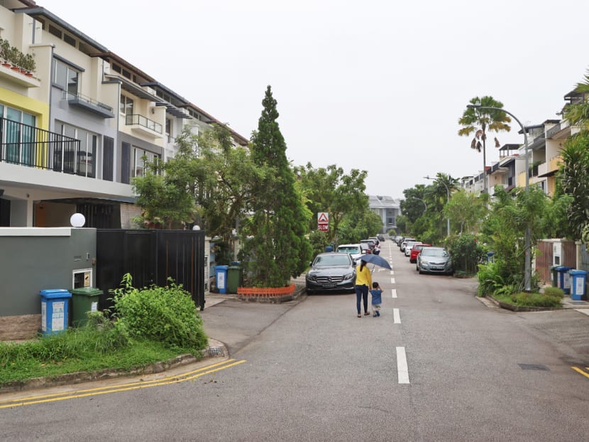 Residential property at Springside Place. The area is near the proposed columbarium complex in Mandai.