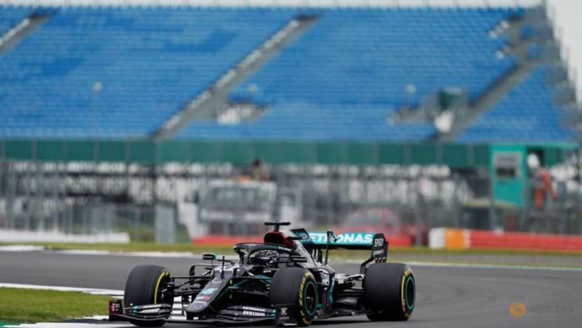 Hamilton back on top in 70th Anniversary GP practice Hamilton back on top in 70th Anniversary GP practice