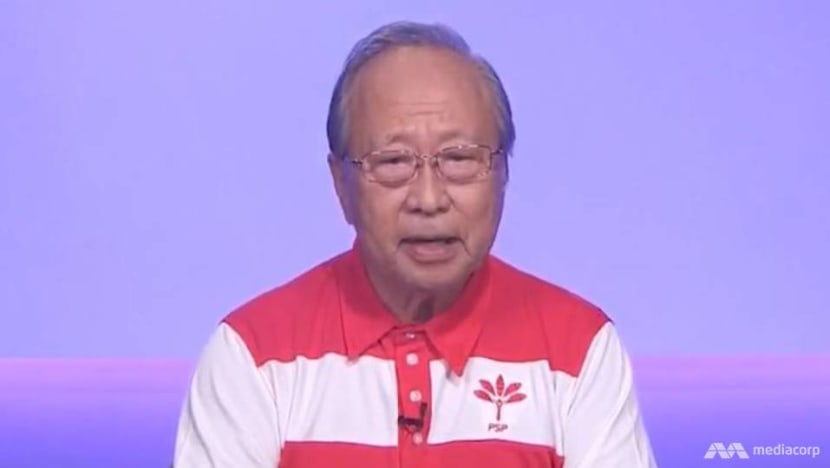 GE2020: 'Truly united Singapore' needs Parliament that reflects all views, says PSP's Tan Cheng Bock GE2020: 'Truly united Singapore' needs Parliament that reflects all views, says PSP's Tan Cheng Bock
