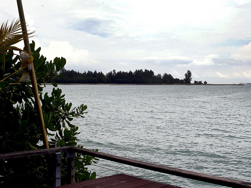 Waters off the National Service Resort and Country Club in Changi. TODAY file photo