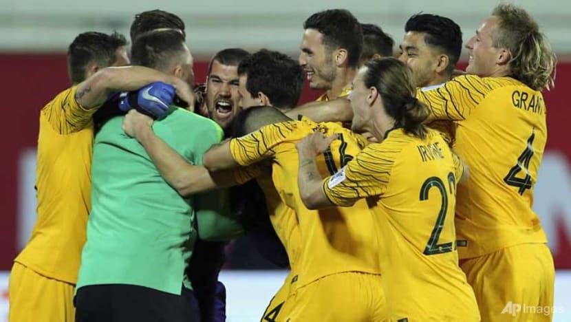 Football: Another late penalty rescues UAE at Asian Cup as Ryan saves Aussies Football: Another late penalty rescues UAE at Asian Cup as Ryan saves Aussies