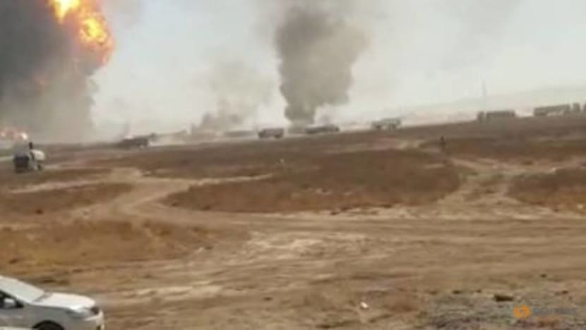 Dozens hurt by huge blaze close to Iran-Afghanistan border Dozens hurt by huge blaze close to Iran-Afghanistan border