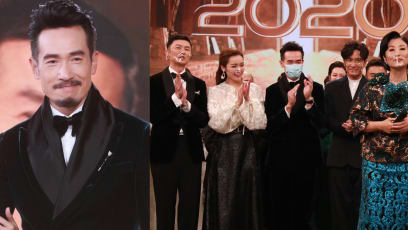 Moses Chan Was (Again) The Only Star Who Wore A Medical-Grade Surgical Mask At The TVB Anniversary Awards