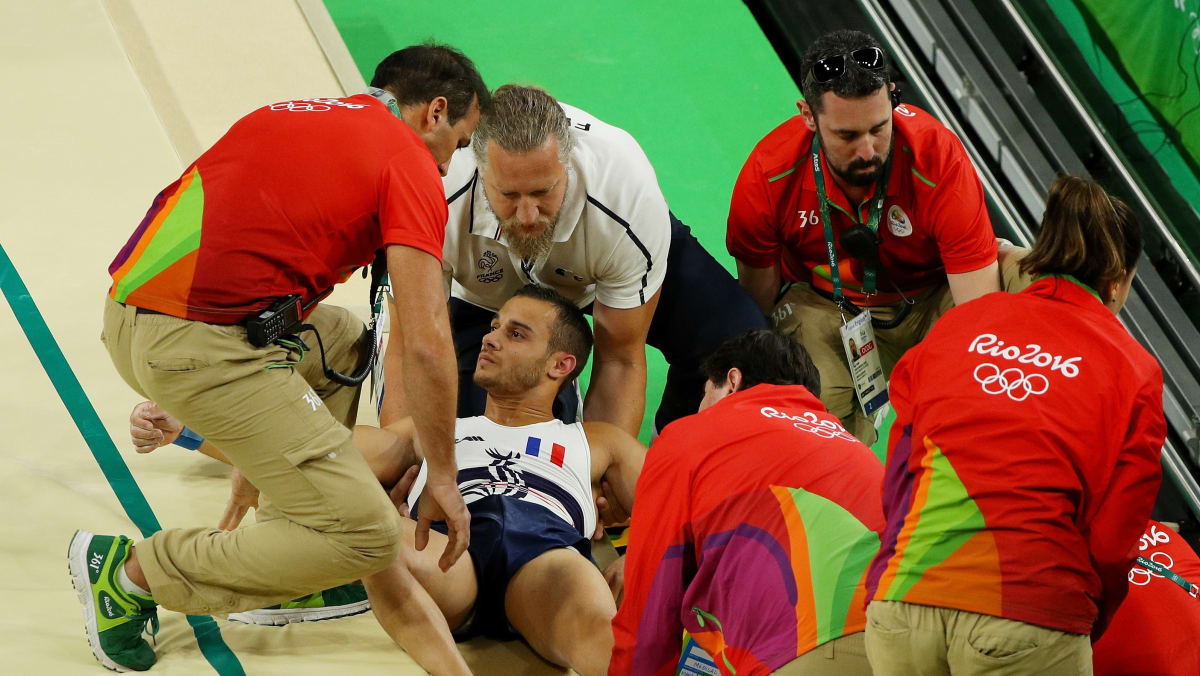 French gymnast suffers horror double leg break at Rio Olympics