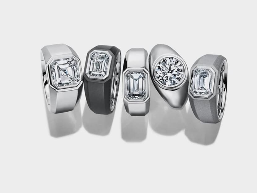 Gentlemen, there are diamond engagement rings that actually look cool to wear Gentlemen, there are diamond engagement rings that actually look cool to wear