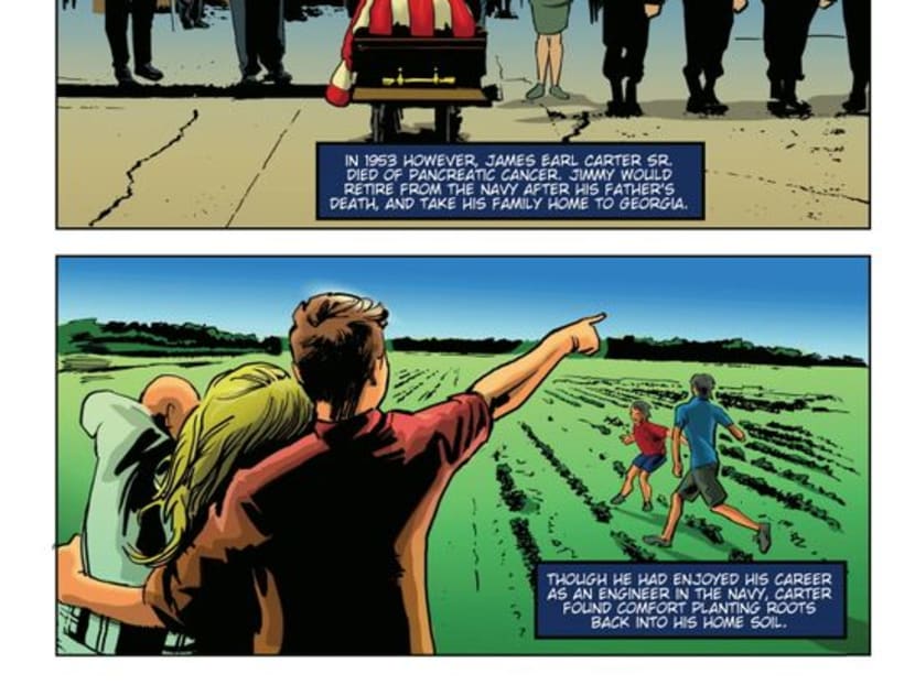 New comic book highlights life of US President Jimmy Carter New comic book highlights life of US President Jimmy Carter
