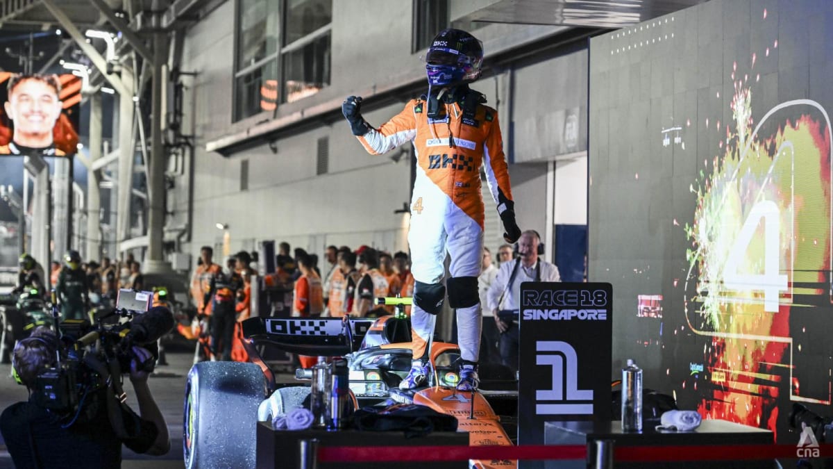 In pictures Action from the 2024 Formula 1 Singapore Grand Prix CNA