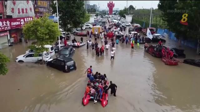 河南另外四个北部城市也发生严重水灾