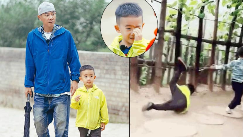 Jordan Chan’s son falls ill on the set of ‘Where Are We Going, Dad?’