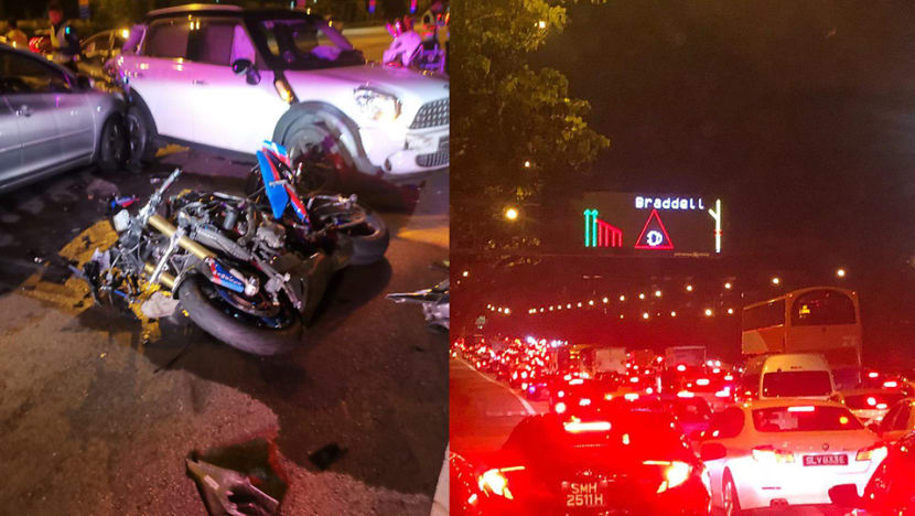 Motorcyclist dies after multi-vehicle accident on CTE; driver arrested Motorcyclist dies after multi-vehicle accident on CTE; driver arrested