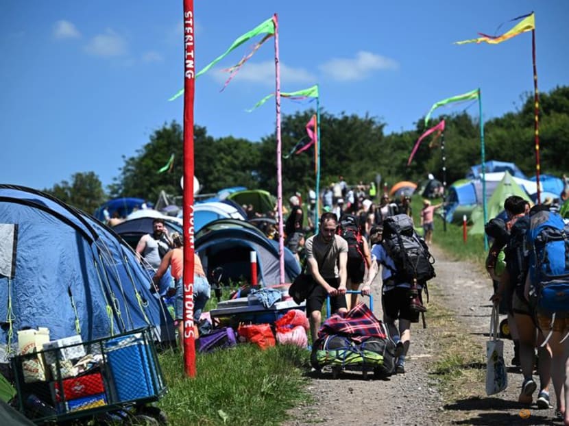 Delighted music fans get back to Glastonbury and Paul McCartney Delighted music fans get back to Glastonbury and Paul McCartney