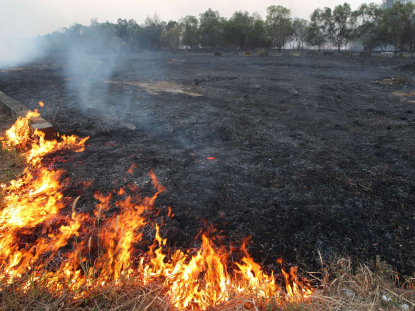 Fires break out as dry spell continues