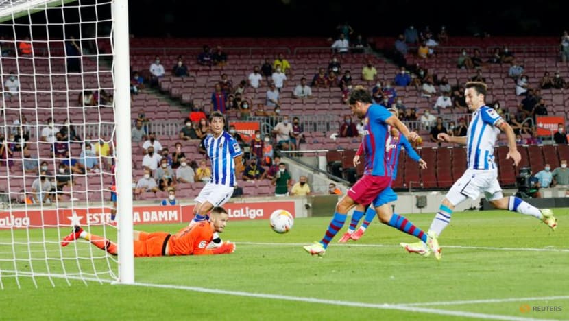 Football: Barca sink Real Sociedad in first game without Messi Football: Barca sink Real Sociedad in first game without Messi