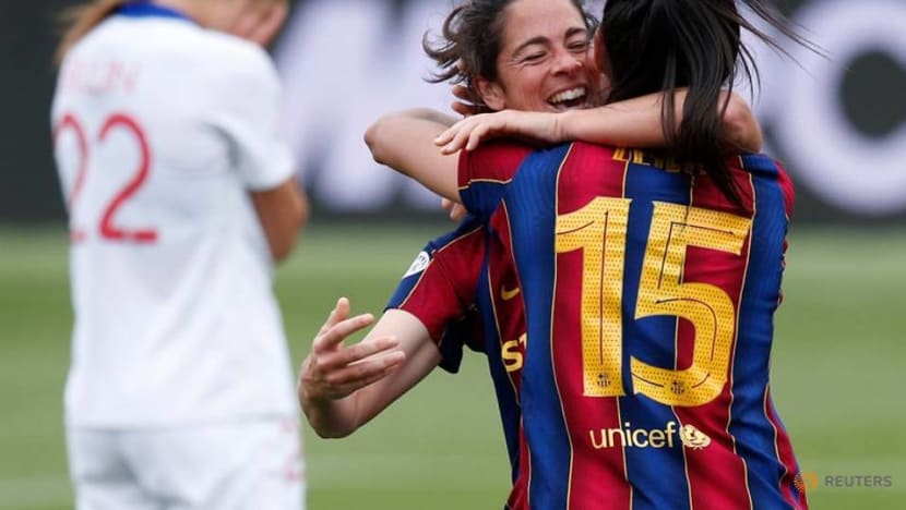 Soccer-Barcelona beat PSG to reach Women's Champions League final Soccer-Barcelona beat PSG to reach Women's Champions League final