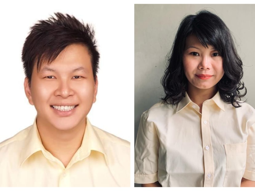 Mr Andy Zhu (left) is the secretary-general of the new Singapore United Party. Ms Joyce Tan (right) is its chairman.