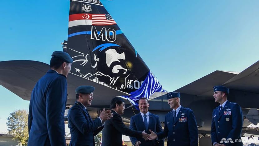 F-15SG fighter jet detachment in US turns 10; commander says it's RSAF’s ‘tip of the spear’ F-15SG fighter jet detachment in US turns 10; commander says it's RSAF’s ‘tip of the spear’