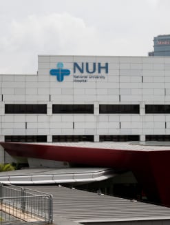 A view of the National University Hospital.