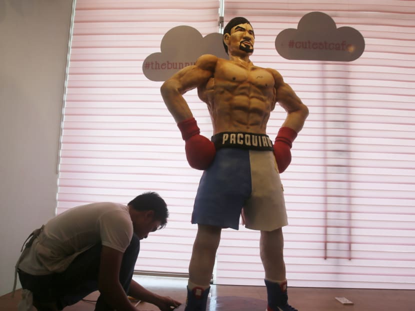 Gallery: Filipino baker makes life-sized cake of Pacquiao