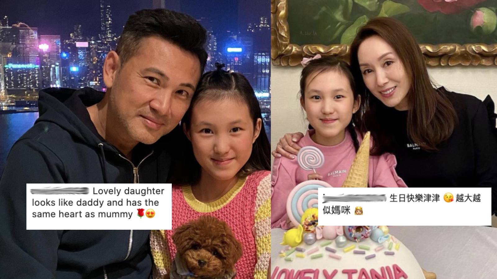 Netizens Can’t Decide If Kenix Kwok and Frankie Lam’s 11-Year-Old Daughter Looks More Like Mum Or Dad