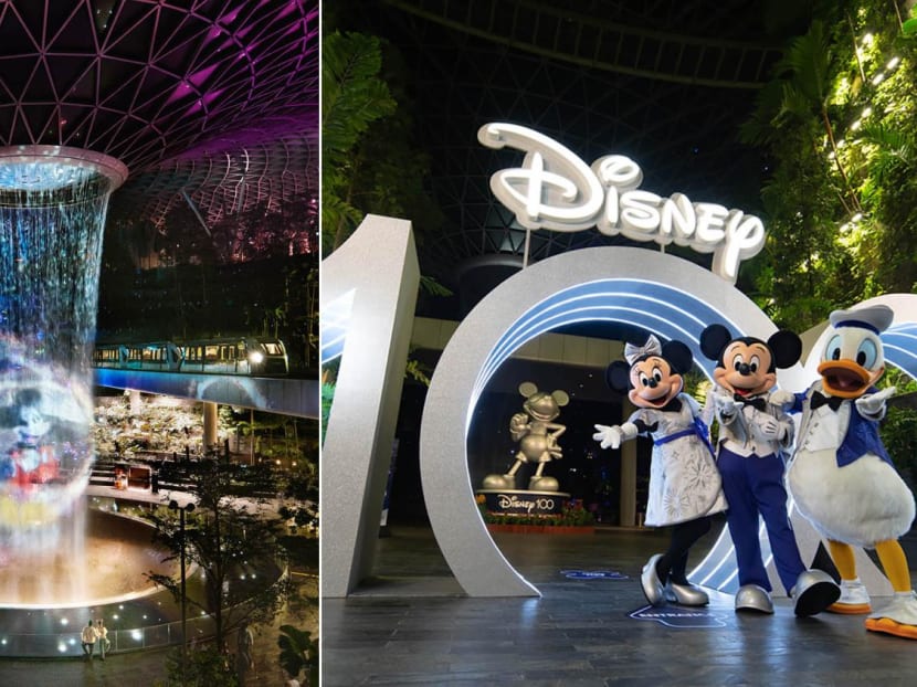 Jewel Changi Airport Is Now A Mini Disney Haven With Mickey Light Shows & Cool Photo Spots  