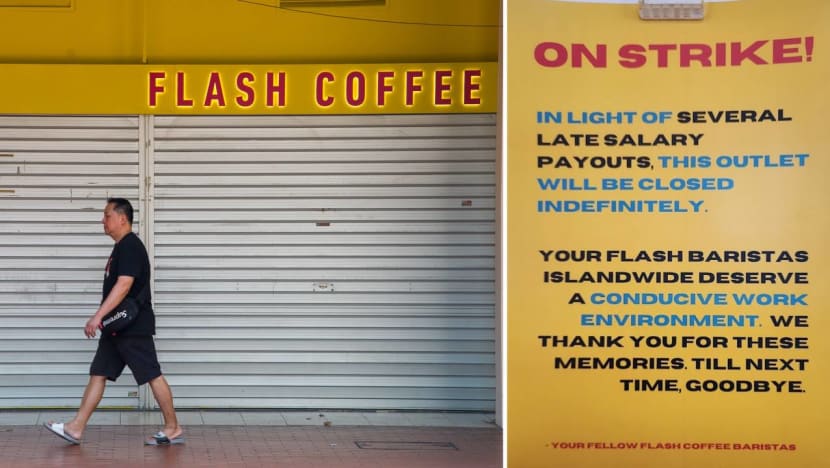 Flash Coffee shuts all 11 Singapore outlets, denies reports that employees are 'on strike'