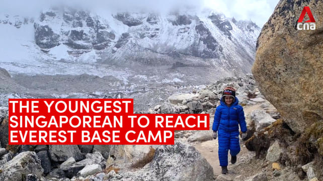 The youngest Singaporean to reach Everest Base Camp | Video