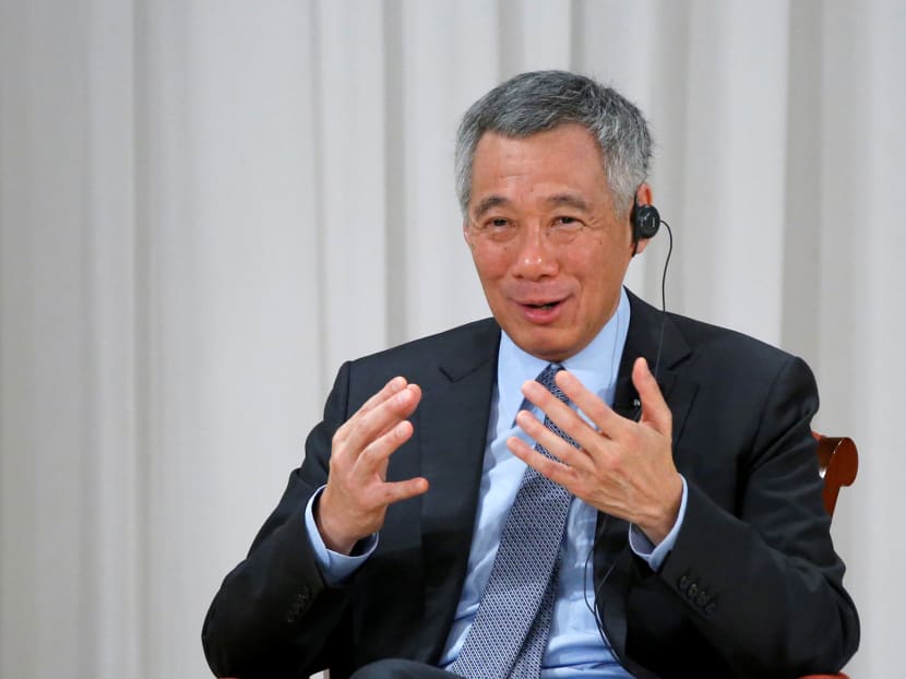 Prime Minister Lee Hsien Loong speaks at the International Conference on The Future of Asia in Tokyo, Japan, September 29, 2016. Photo: Reuters