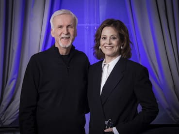 Sigourney Weaver, James Cameron float on in Way Of Water
