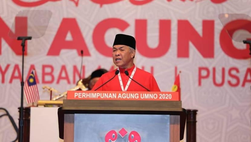 Ahmad Zahid claims sufficient UMNO MPs have withdrawn support for PM Muhyiddin; energy minister quits Cabinet Ahmad Zahid claims sufficient UMNO MPs have withdrawn support for PM Muhyiddin; energy minister quits Cabinet