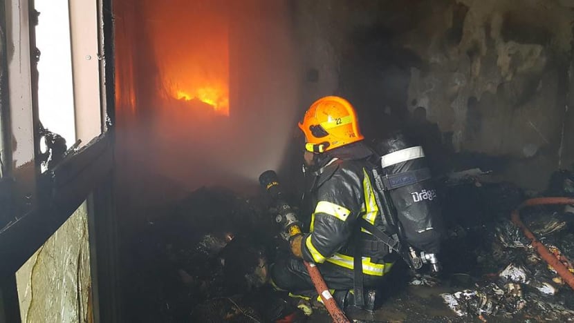 50 residents evacuated as fire engulfs HDB flat at Bedok North Road 50 residents evacuated as fire engulfs HDB flat at Bedok North Road