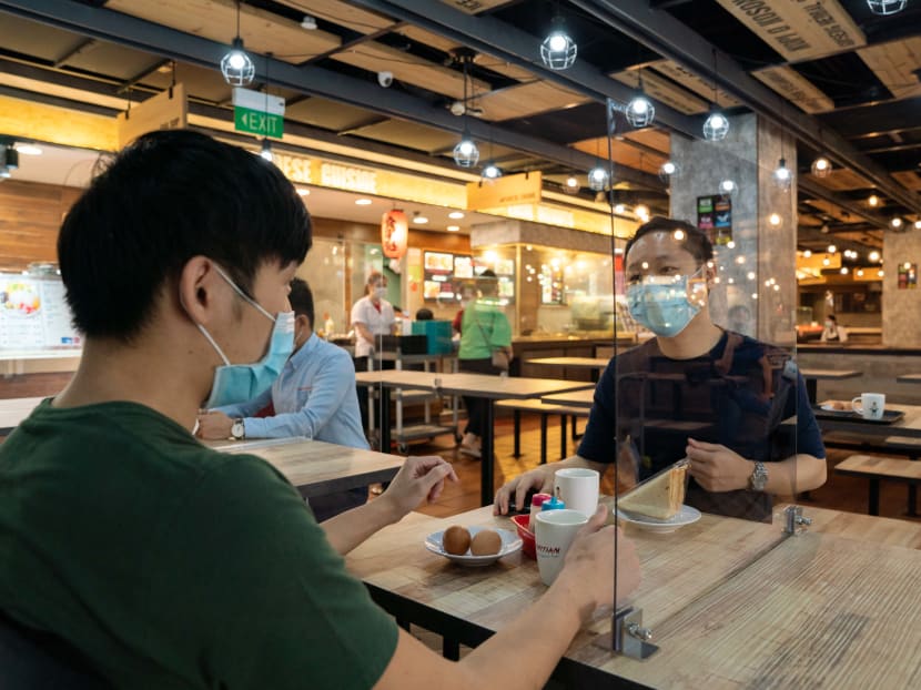 The table separators will be treated with a self-disinfecting antimicrobial coating that can last three months, and will reduce the “exchange of speech droplets during meals”, Temasek Foundation said.