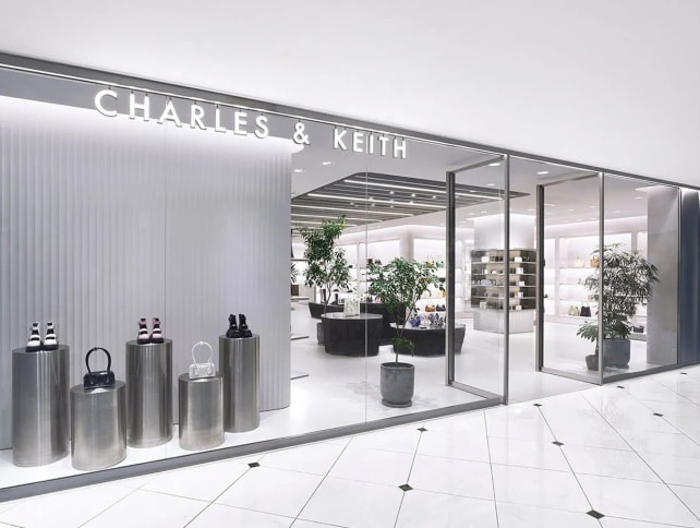 A Charles & Keith boutique at Takashimaya Shopping Centre.